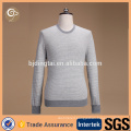 High quality crew neck mongolian cashmere sweater